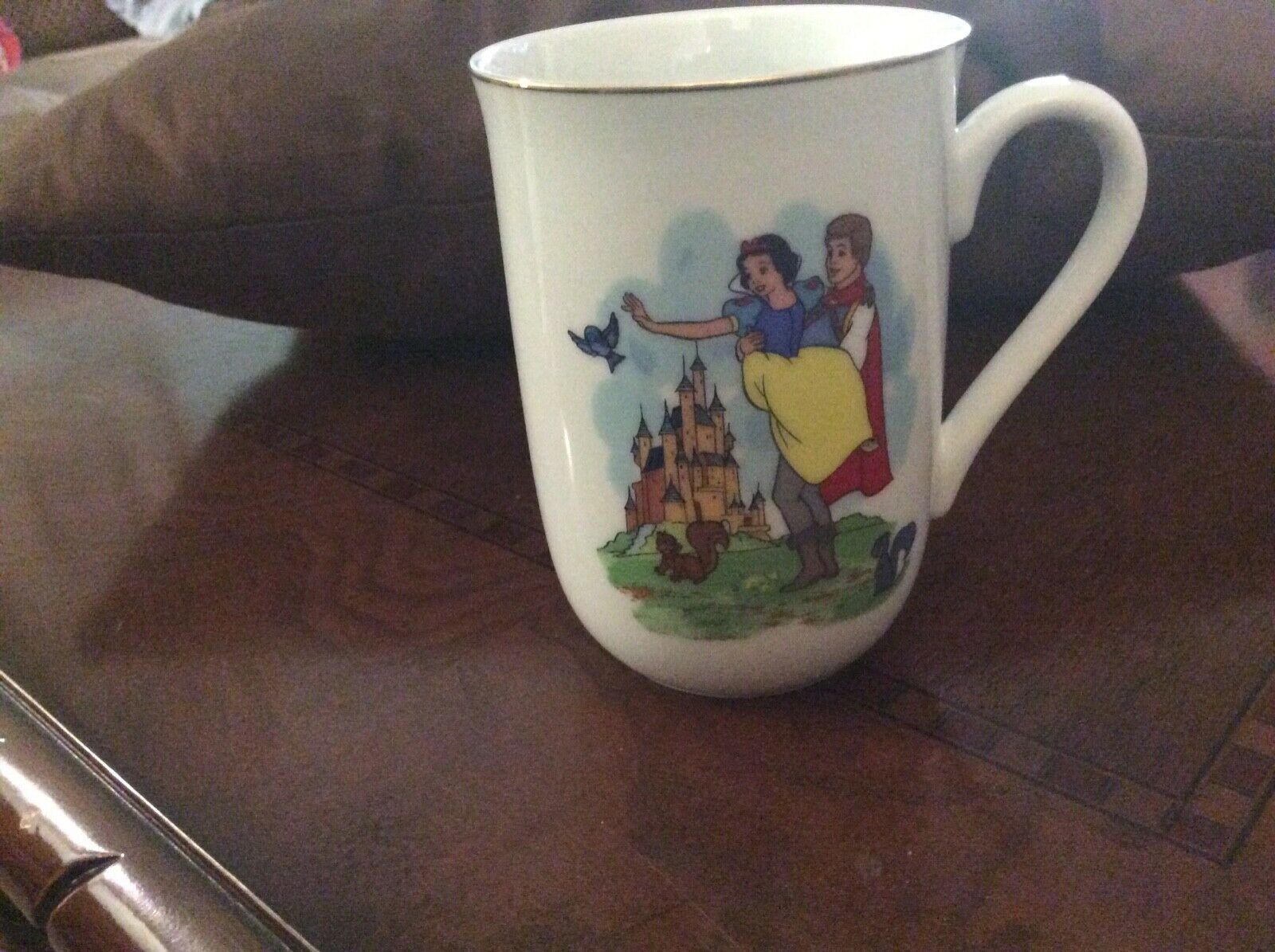 The Disney Collection Classic Mugs Snow White By Walt Disney Artists Gold Rim