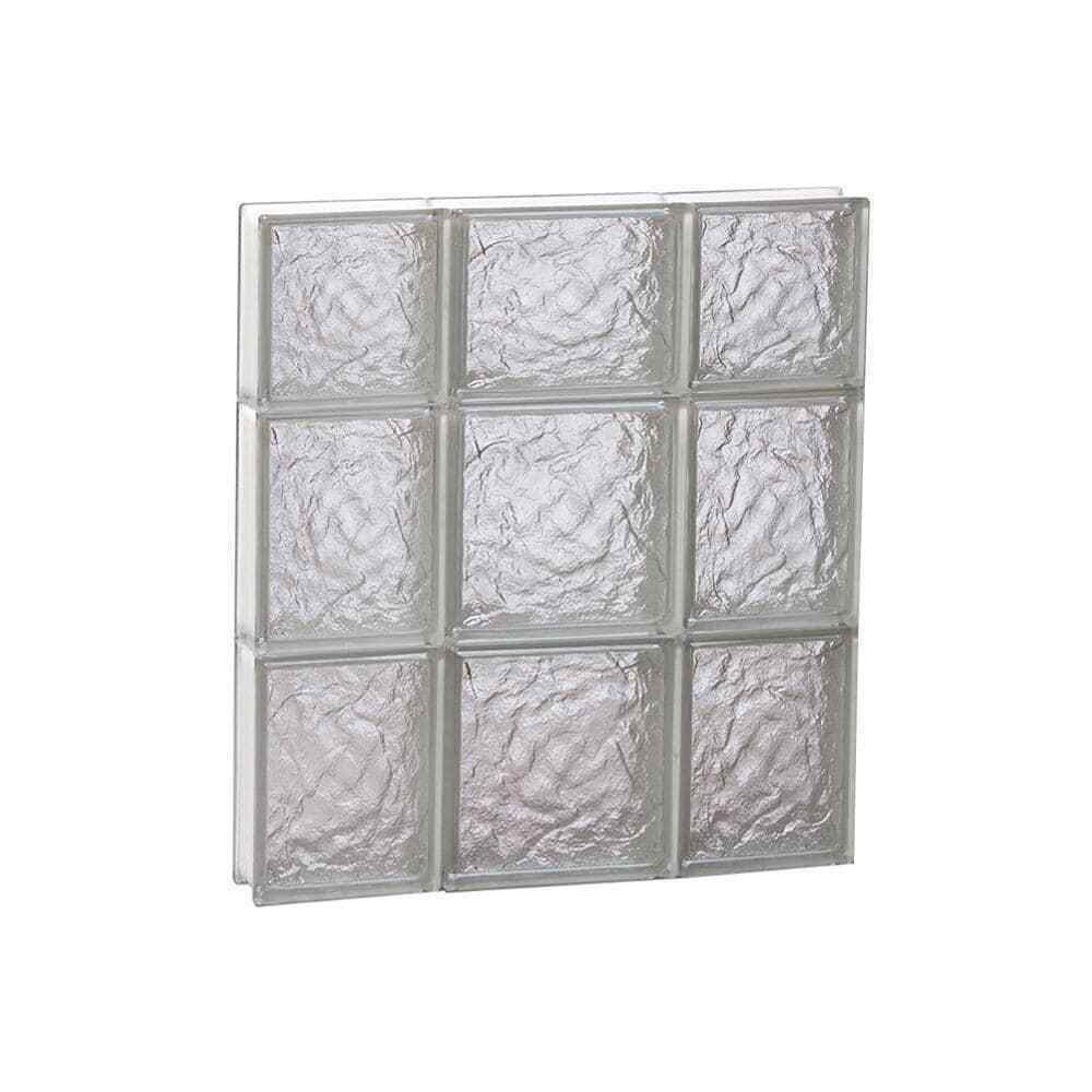 Clearly Secure Block Window 19.25 In. X 21.25 In. Pre-assembled Frameless Glass