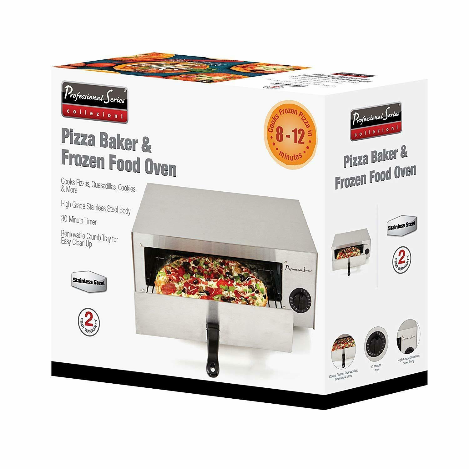 Professional Series Ps75891 Stainless Steel 12" Pizza Baker Frozen Food Oven W..