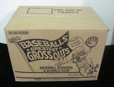 Leaf Baseball Greatest Grossouts Case (20 Boxes / 36 Packs Per Box) #10700-82699