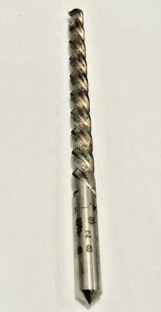 #2 Hss Helical Flute Taper Pin Reamer  0.2006" Large Diam, 0.1605" New O - K 1pc