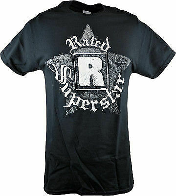Edge Rated R Superstar Logo Mens Black T-shirt