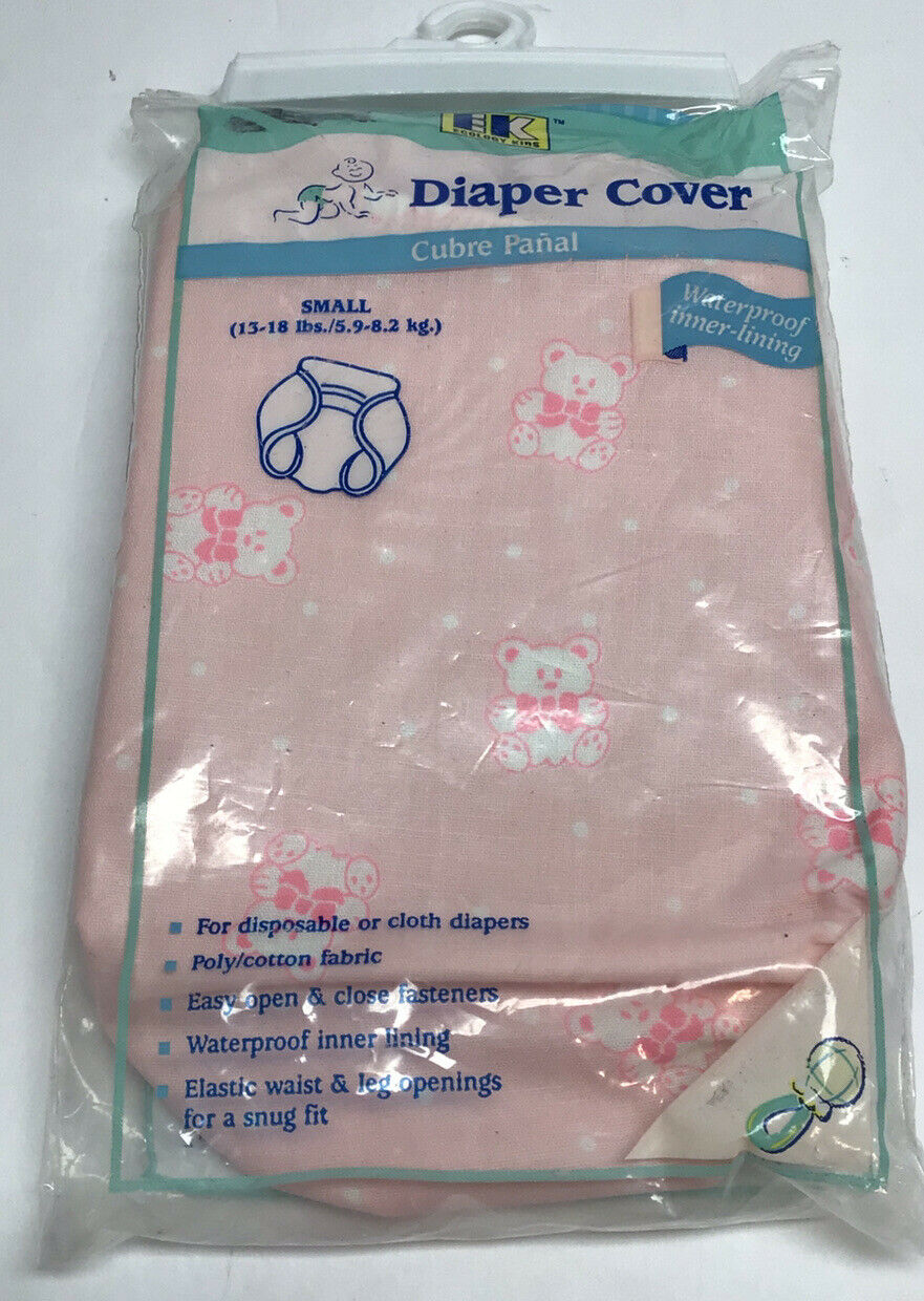 Vtg 1pk Pull On Toddler Waterproof Baby Diaper Cover New In Package Ecology Kids