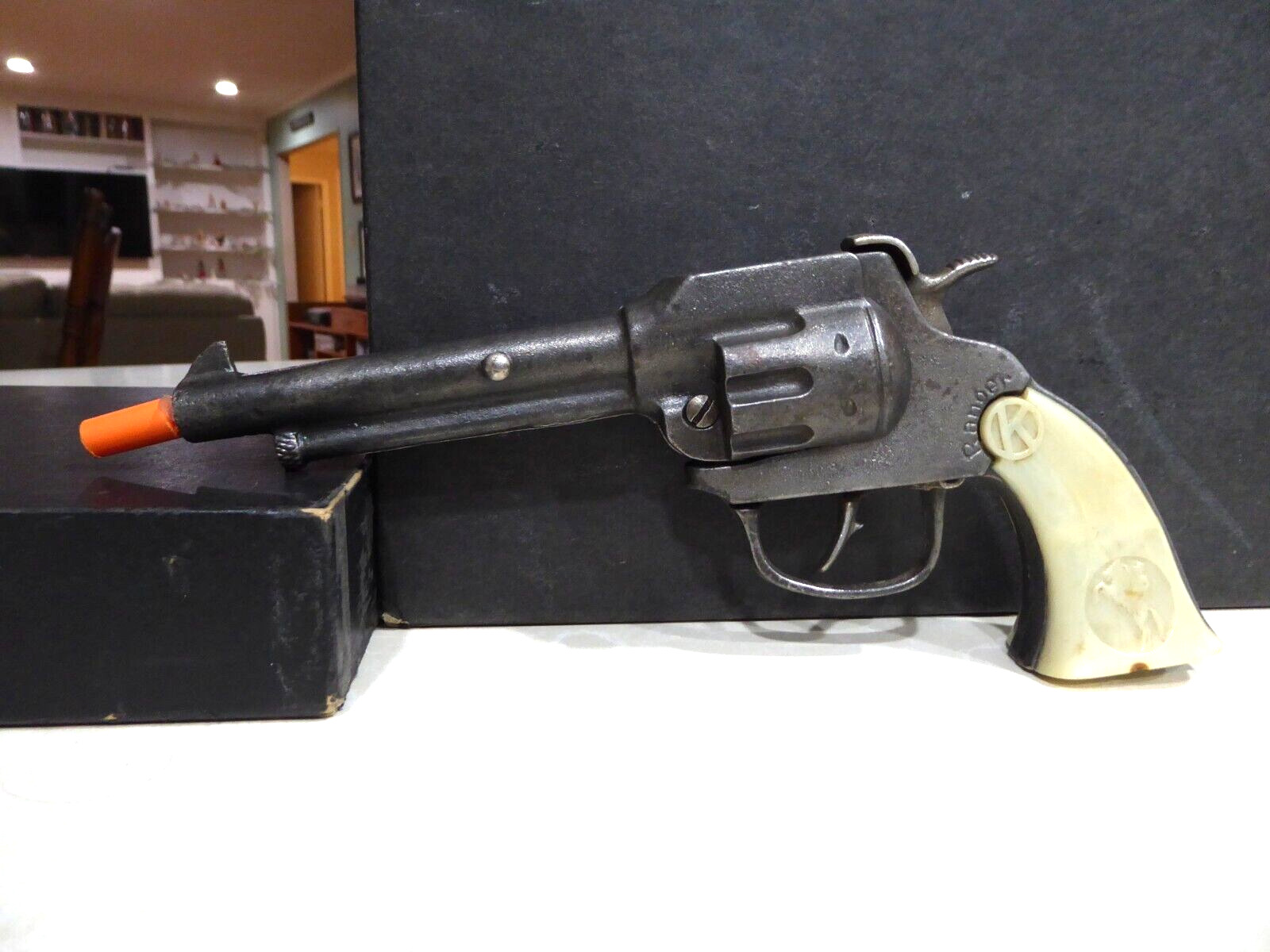 Vintage Kilgore Lone Ranger Toy Cap Gun Pistol Cast Iron