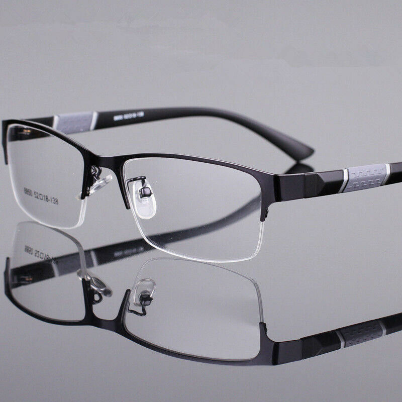 Business Half-frame Myopia Nearsighted School Reader Glasses -1.0 -3.0 -5.0 -6.0