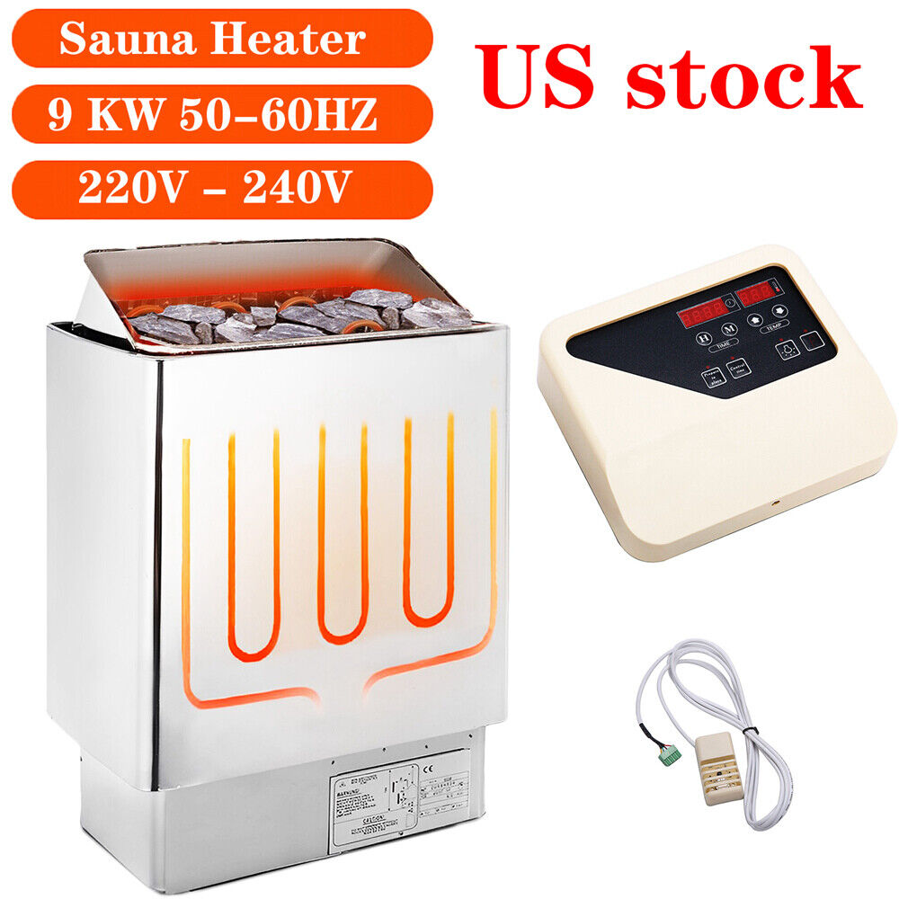 9kw Sauna Heater,sauna Stove,dry Sauna,rock Protector Included, Free Shipping