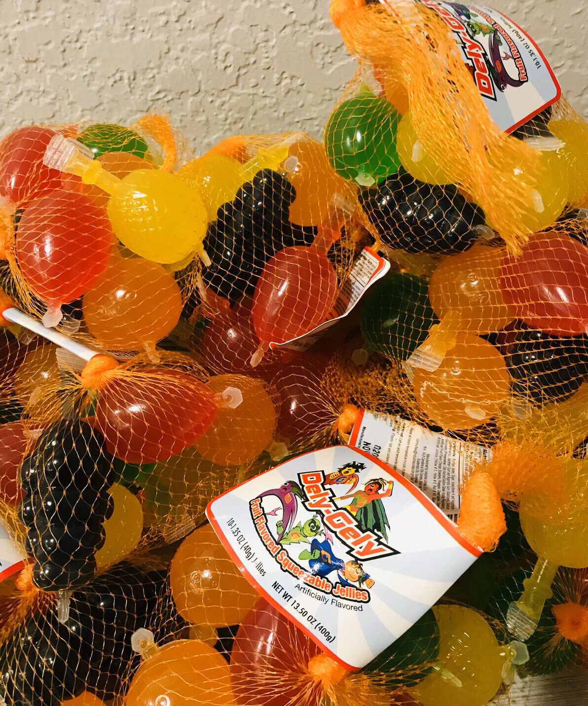 Tik Tok Candy Dely Gely Fruit Jelly  Tiktok  Bag 10 Pieces Sealed Ship Asap