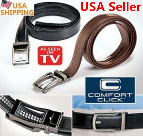 Comfort Click Belt For Men Automatic Lock Belt 28"-46" As Seen On Tv Us Stock