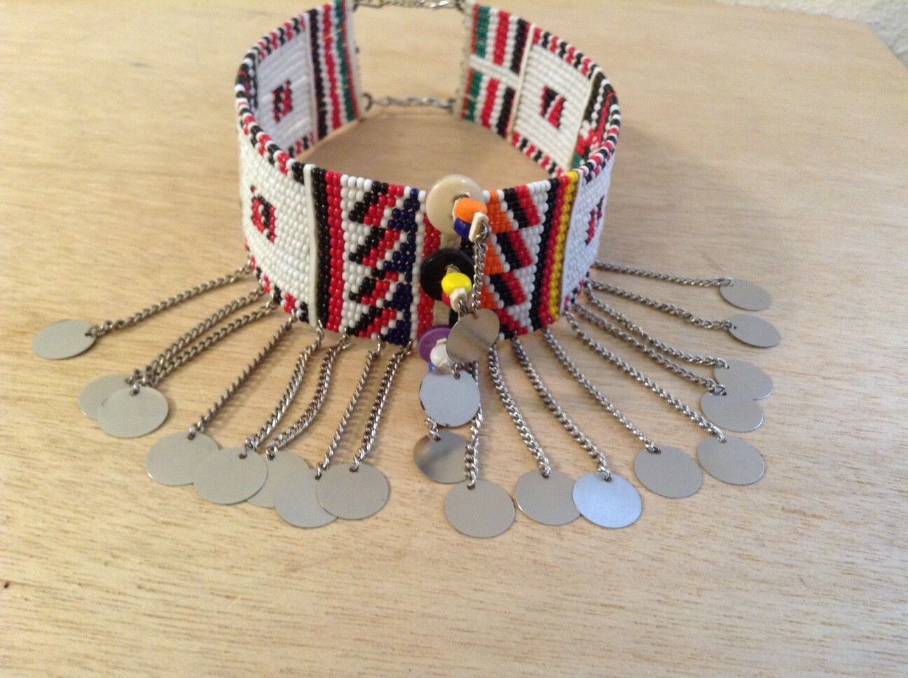 African-arena Handmade Maasai Masai Beaded Jewelry Tribal Ethnic Necklace Aa82
