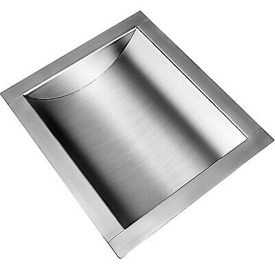 Cash Window Drop-in Deal Tray 12" X 10" Business Banks 304 Stainless Steel