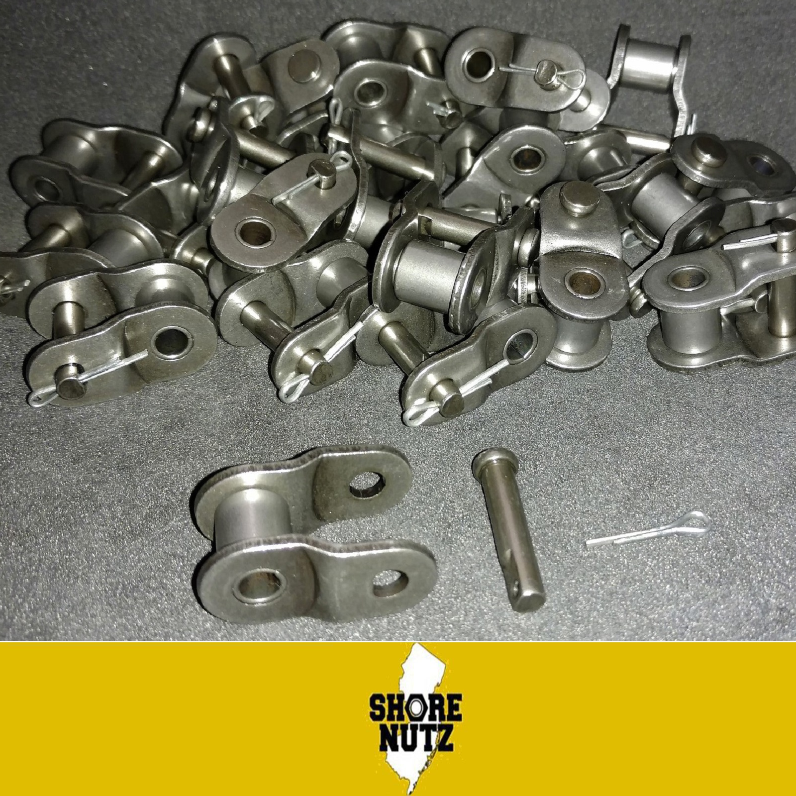 #35 Chain Offset Link Qty 10 Pieces Half Link 3/8" Pitch 35o/l
