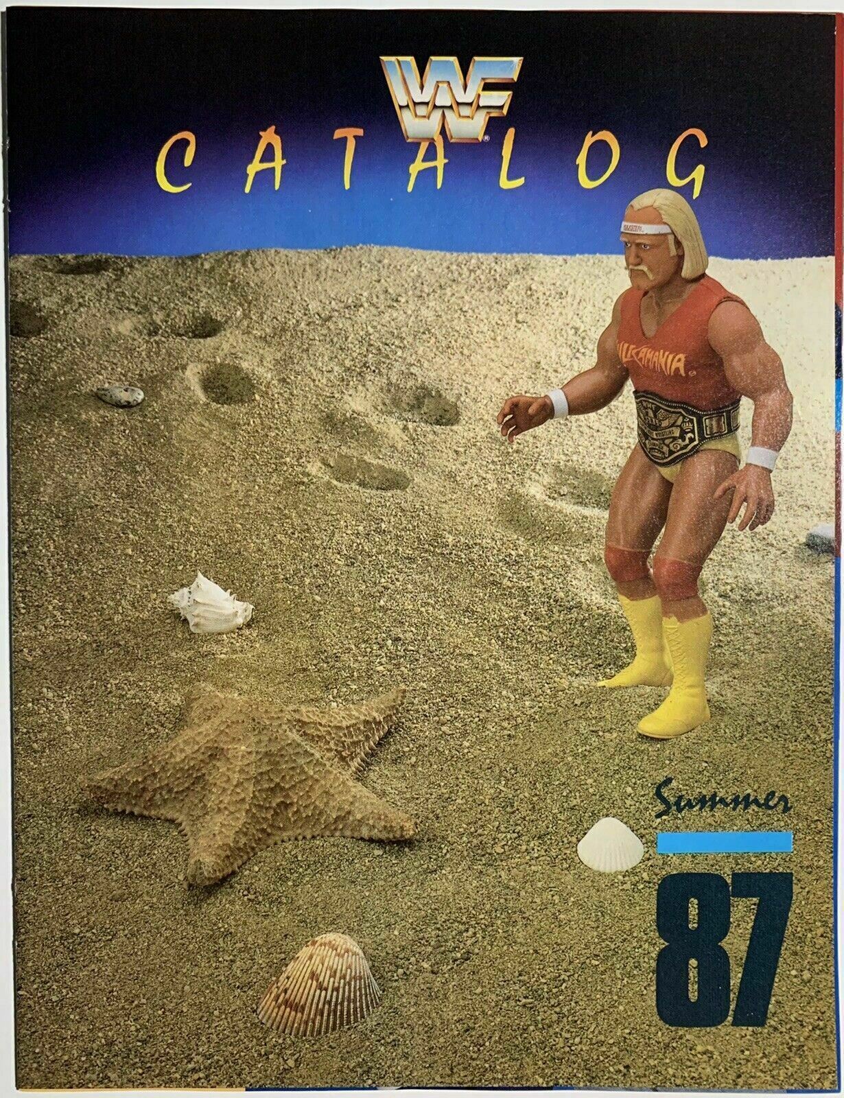 Hulk Hogan Wwf Shop Merchandise Catalog Summer 1987 Wrestling Magazine Wwe