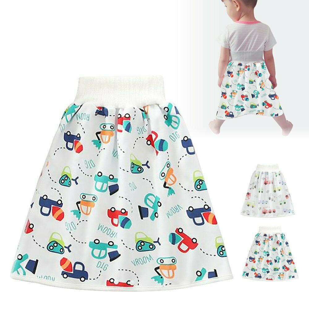 2in1 Comfy Children's Diaper Skirt Shorts Waterproof Absorbent Shorts For Babypt
