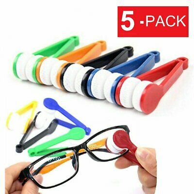 5-pack Mini Eyeglass Cleaner Sunglass Spectacles Glasses Lens Cleaning Tool