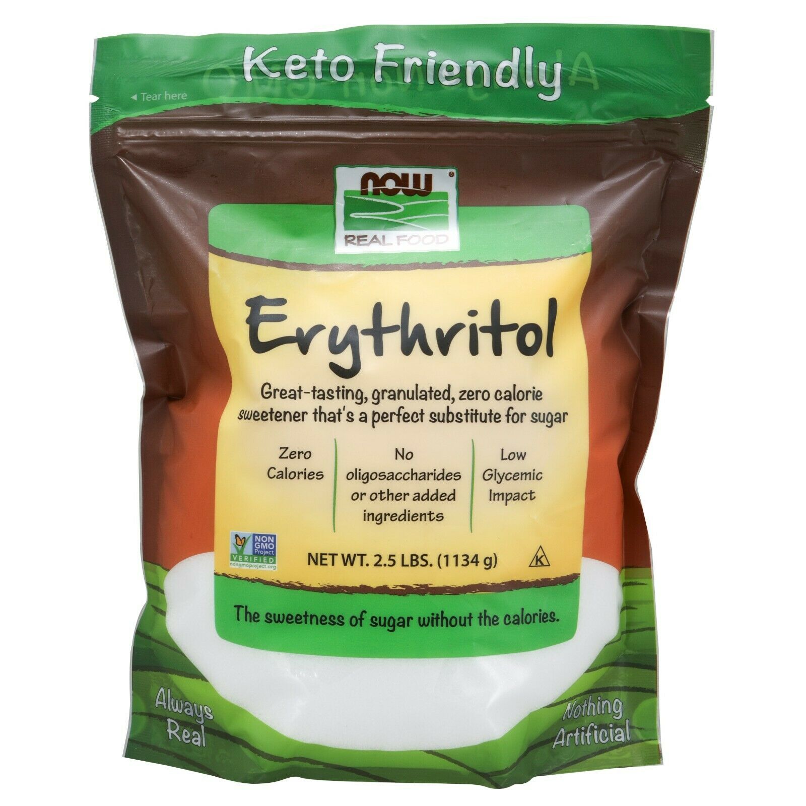 Now Foods Erythritol, 2.5 Ib