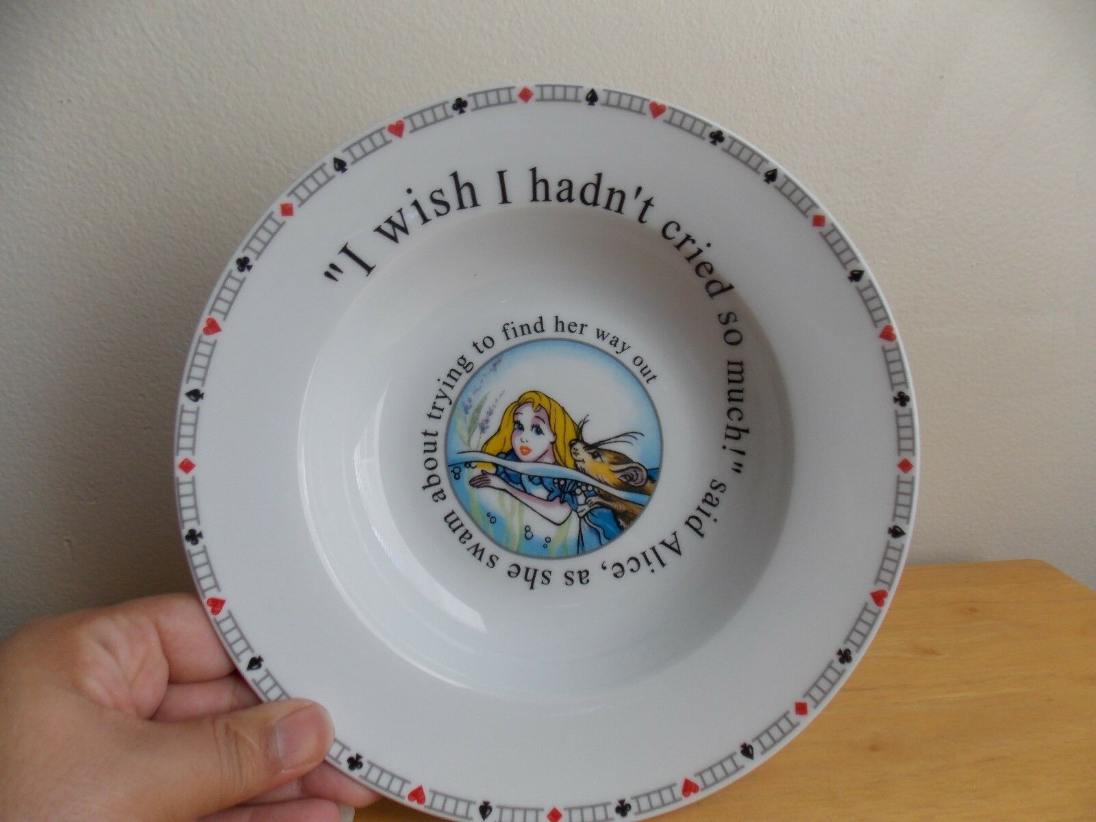 Disney Alice In Wonderland Paul Cardew Plate