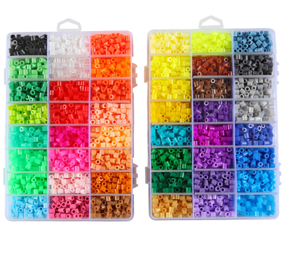 1000pcs 5mm Plastic Hama Perler Beads For Educate Kids Child Gift Candy Color