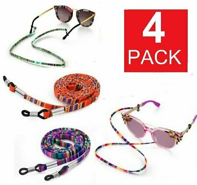 4ps Adjustable Sunglasses Neck Cord Strap Eyeglass Glasses String Lanyard Holder