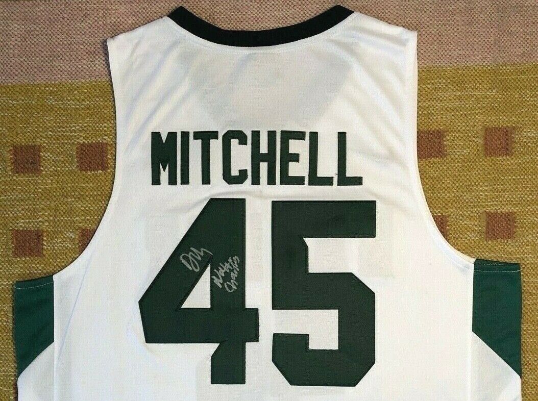 Davion Mitchell Signed Autograph Ncaa Baylor Bears Jersey Champs Nba Inscribed