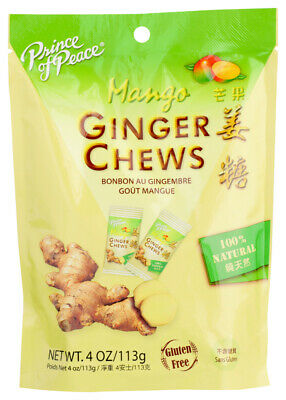 Prince Of Peace  Ginger Mango Chews, 4 Oz