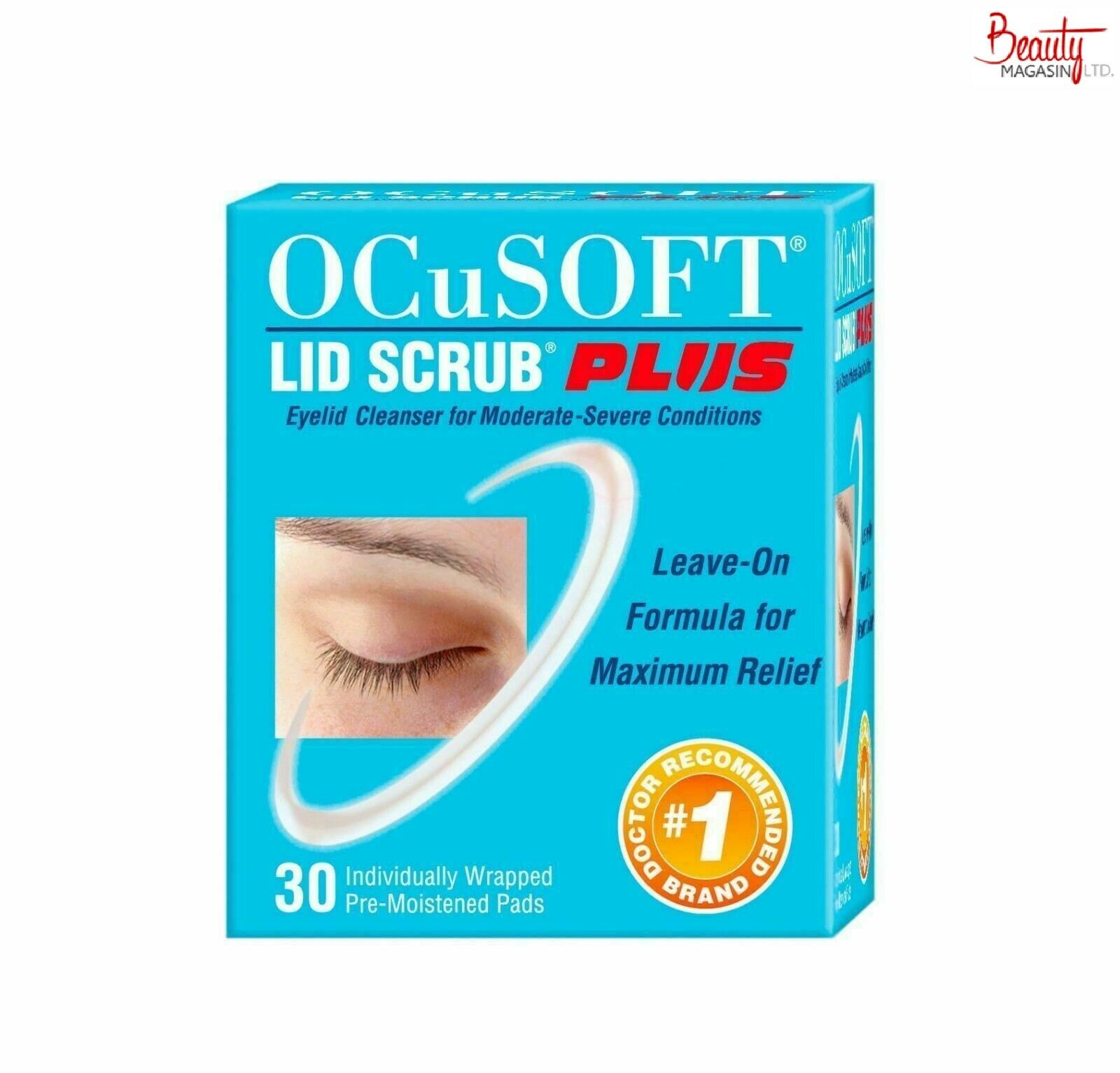 Ocusoft Lid Scrub Plus Pre-moistened Pads 30-ct (exp. 06/2023)