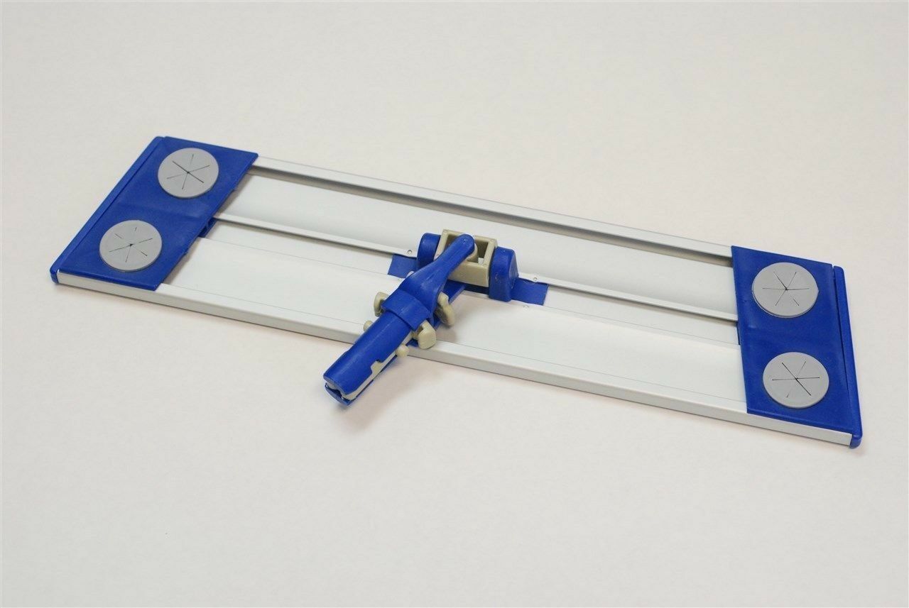 New Microfiber Bucketless Mop 18" Lockable Head Frame Hook Loop Works W/ Norwex