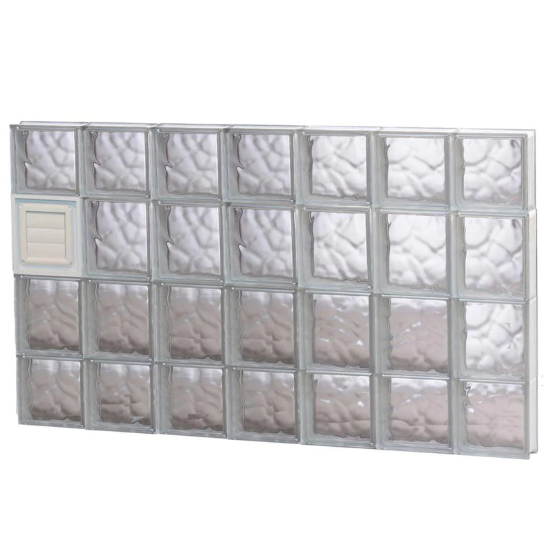 Clearly Secure Block Window 40.25 In. X 27 In. Venting Double-pane Glass White