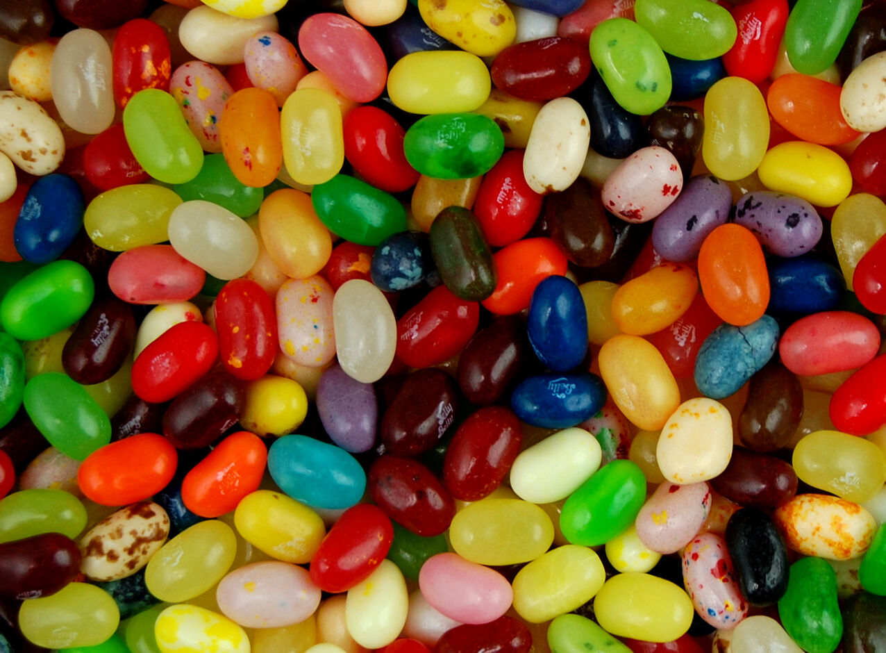 Over 40  Assorted Flavors Gourmet Jelly Beans 1/4 Lb To 10 Lb Bags Bulk