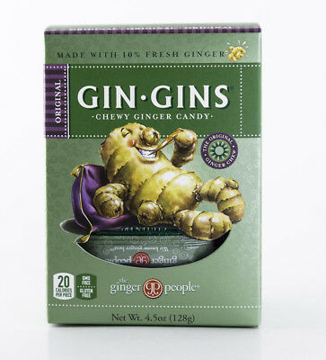 The Ginger People - Original Gin Gins - Chewy Ginger Candy - 4.5 Oz