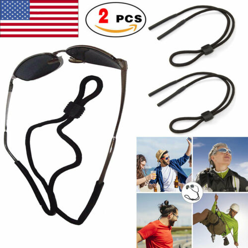 2 X Glasses Strap Neck Cord Sports Eyeglasses Band Sunglasses Rope String Holder