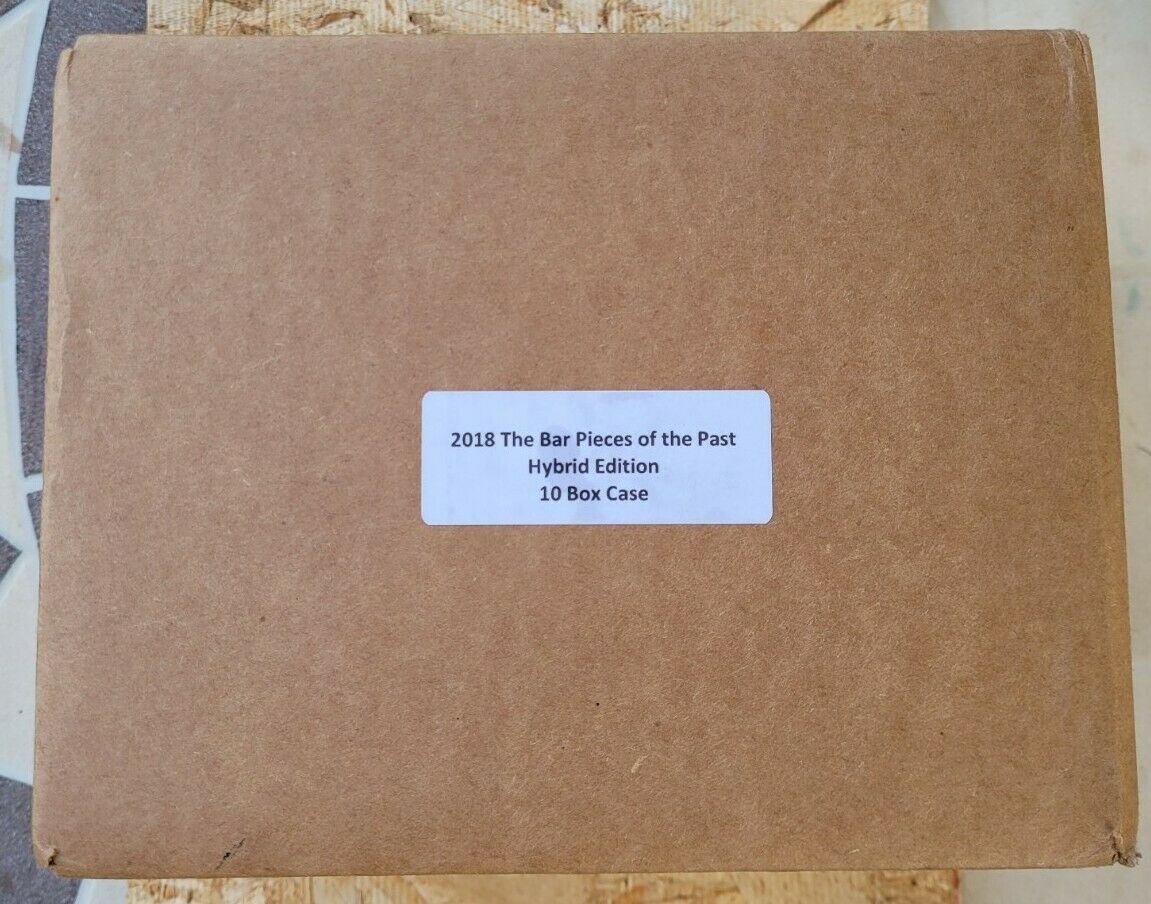 2018 --- The Bar --- Pieces Of The Past --- Hybrid Edition -- Sealed 10 Box Case