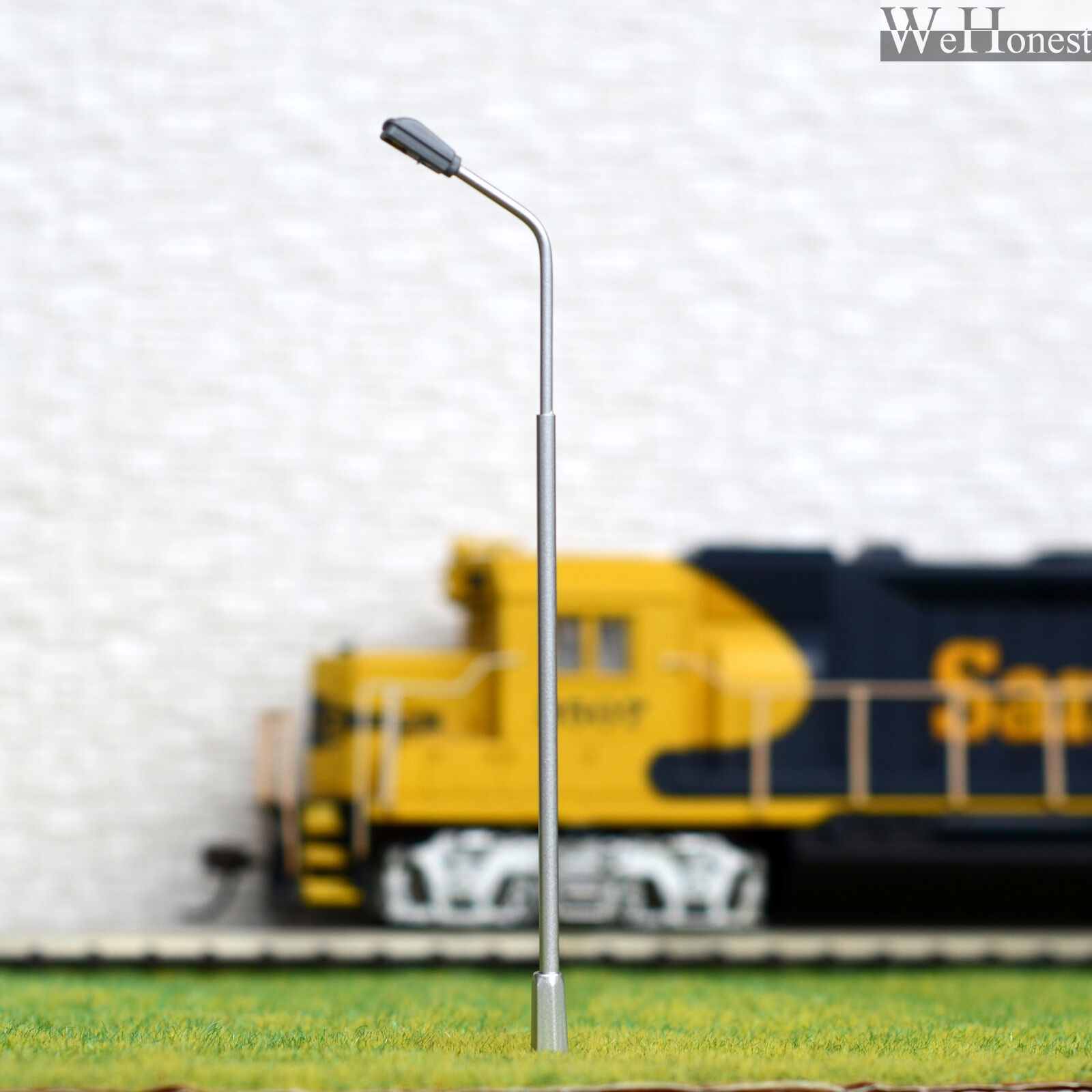 20 X Oo / Ho Scale Model Railroad Train Lamp Posts Led Street Light Lamps Yd100s