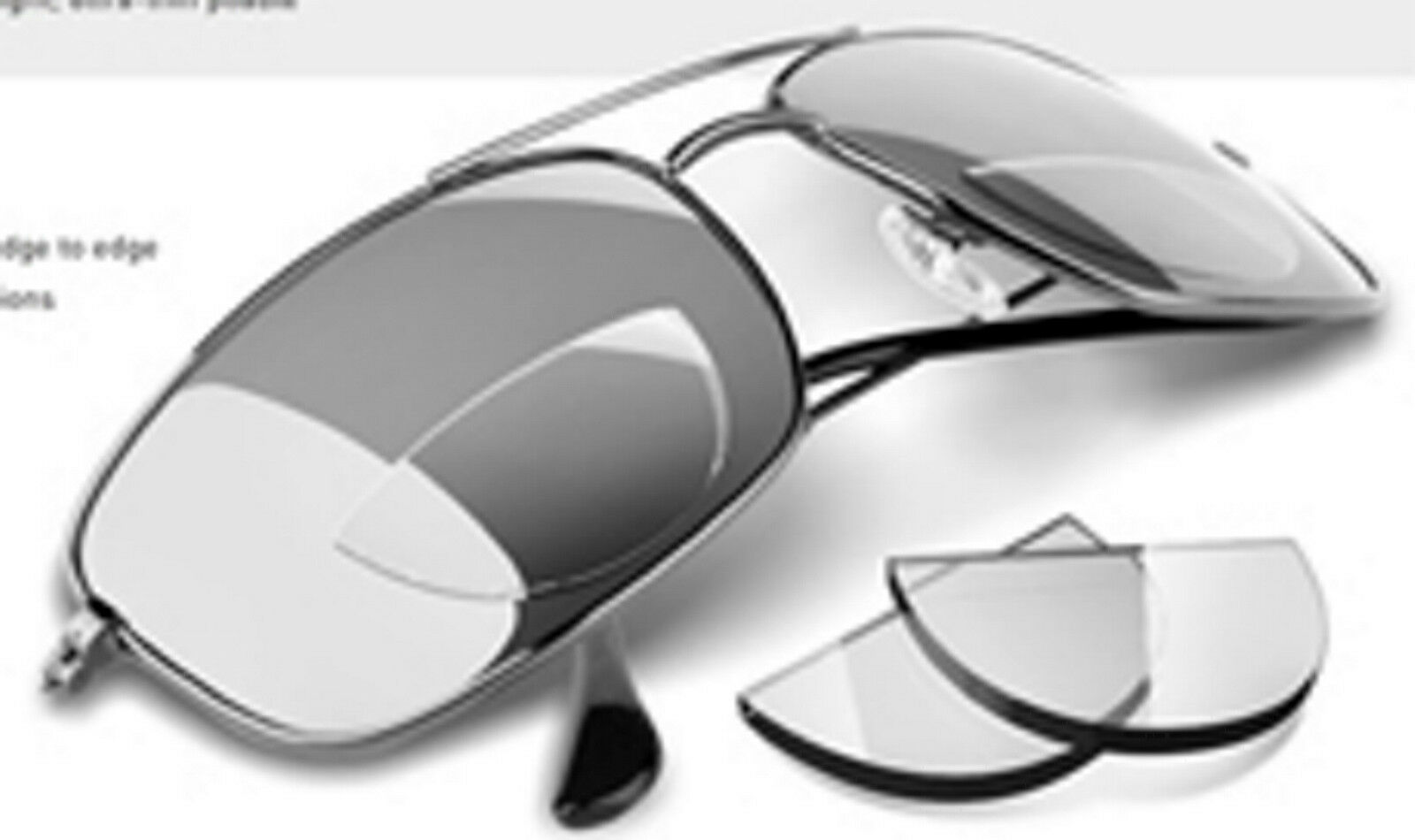 Turn Your Sunglasses Into Readers With Stick On Bi-focal Magnifying Lenses Usa